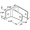 Prime-Line One Ear Wall Brackets, For 1 in. Panel, Zinc Alloy, Chrome Plated Single Pack 656-2898